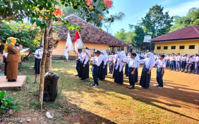 Pelantikan OSIS SMPN 2 Tragah Periode 2022-2023